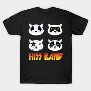 Hiss Funny Cats Kittens Rock Rockin T-Shirt